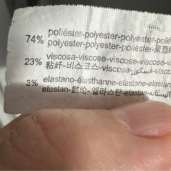 Zara Kids sz 13-14 gray crewneck sweater w/pearl detail, soft, textured - Picture 8 of 9